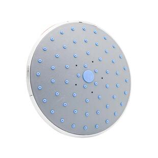 大花洒塑料整体淋浴房专用顶喷圆形黑色增压配件自动莲蓬头不锈钢