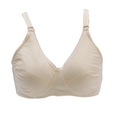 夏季超薄款纯棉无海绵无钢圈中老年文胸内衣女大码妈妈胸罩调整型