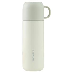 乐扣乐扣保温杯小巧便携简约水杯子304不锈钢儿童水壶带小杯300ML