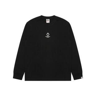 Aape旗舰店男装春季扑克徽章休闲简约潮流长袖T恤1716XXP