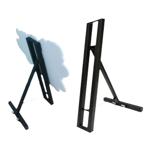 40CM高人形立牌支架展板kt版支撑架立式落地黑色展示架折叠A型