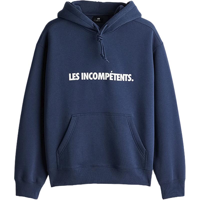 【Les Incompétents】HM男装女装卫衣情侣宽松帽衫1240529