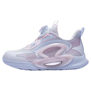 安踏儿童逐月跑鞋2026夏季新款透气女小童旋钮运动跑步鞋童鞋休闲