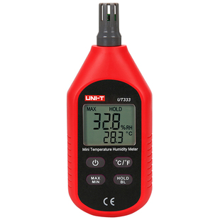 优利德UT333温湿度计高精度电子测温仪工业温湿度记录仪UT333 BT