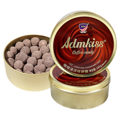 ADM咖啡味硬糖罐装开车零食
