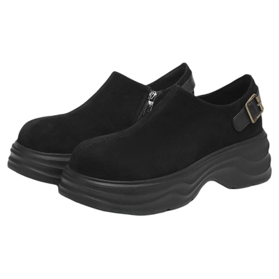 星期六2025新款厚底一脚蹬勃肯乐福鞋女软底不累脚平底通勤鞋舒适