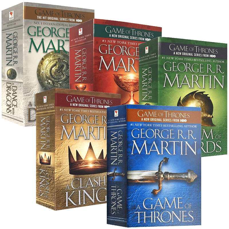 冰与火之歌系列1-5册 A Song of Ice and Fire 英文原版小说 权力的游戏 列王的纷争 乔治马丁 H