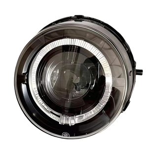 本田NS125la改装大灯总成LED透镜APP恶魔眼无损直上大灯罩远近光