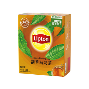 立顿韵香乌龙茶叶100包袋泡茶花草茶办公室提神冷泡茶叶口粮茶