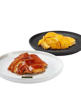 广式东方黄羽盐焗鸡豉油鸡斩件