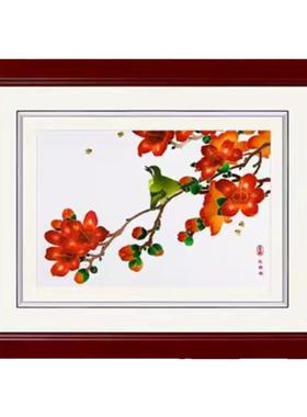 广绣客厅挂画品粤送礼中式粤秀