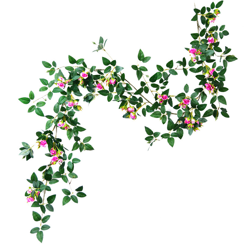 妈呀差点以为是真的蔷薇花藤条