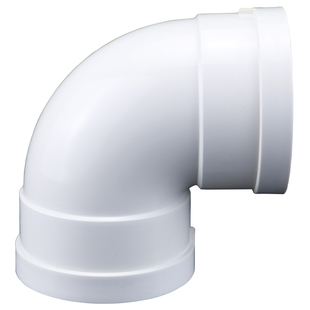 pvc180弯头通风排烟下水管排水接头配件 90度弯管75 110 125 160