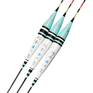 【三折】东区钓具总部浮标浮漂台钓标巧手QS05(芦)水晶尾鱼漂