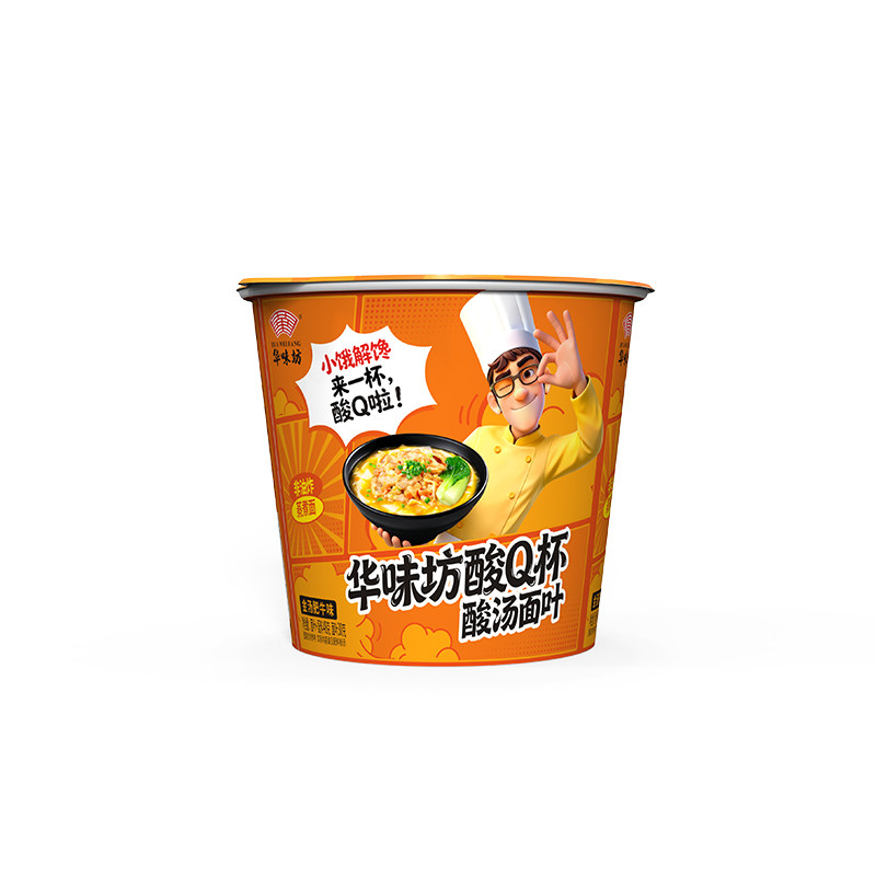 华味坊酸汤面叶酸Q杯迷你杯面