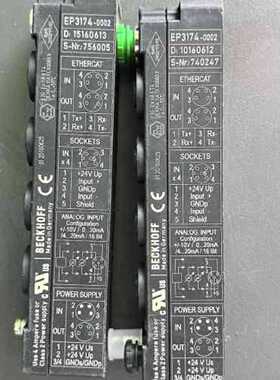 议价倍福 BECKHOFF EP3174-0002 EtherC