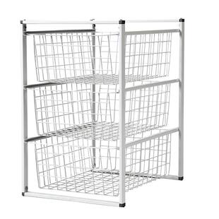 衣柜收纳拉篮分层隔板衣橱抽屉式收纳架免打孔柜内收纳分层神器