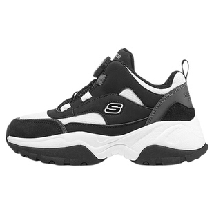 Skechers斯凯奇2023年春季新款旋扣机能鞋儿童靴子女童时尚棉鞋