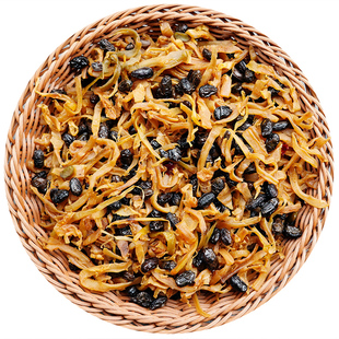 临安特产天目山多味笋丝黑豆袋装即食笋干500g杭州土特产休闲零