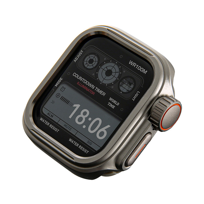 苹果s10手表applewatch金属s11一体式秒变ultra3保护壳s7s8s9/SE2