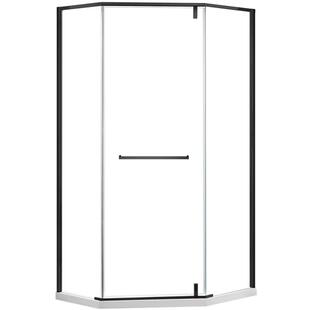 莱博顿304不锈钢钻石淋浴房极简窄框浴室卫生间玻璃门WPC钻石形