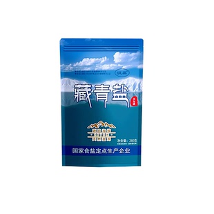 未加碘天然生态湖盐藏青盐家用食盐无添加抗剂炒菜细盐青藏腌制