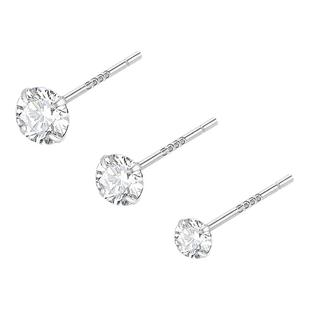 999纯银养耳洞钻石耳钉女养耳棒男耳骨钉小耳环2025新款爆款耳饰