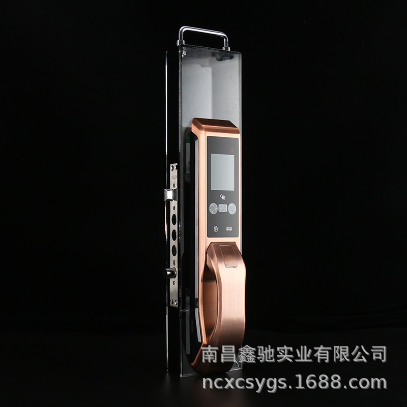 家用进户门指纹密码锁 防盗门锁智能锁大门锁 全自动指纹锁外壳