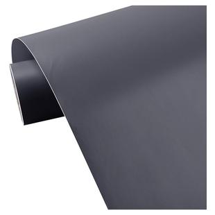 高级灰肤感膜深空灰色贴纸家具橱柜柜子柜门贴膜翻新遮丑墙纸墙布