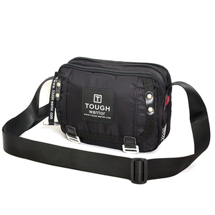 tough包男韩版单肩斜跨尼龙包休闲Ipad包时尚多层大容量小背包邮