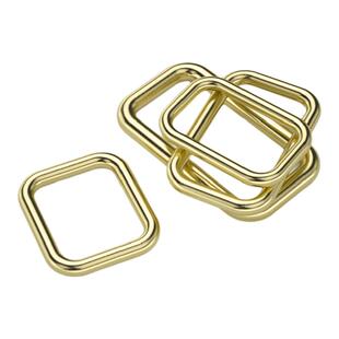 无它黄铜方扣矩形环无缝肩带调节扣diy手工皮具五金包包配件