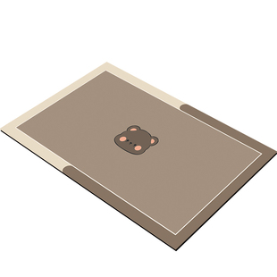 卧室床头柜保护垫防滑垫子防烫防尘一对吸水垫桌垫小清新可裁剪