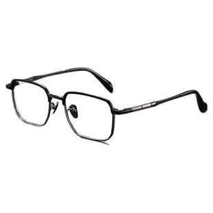 渡边美作超轻纯钛眼镜简约新潮复古框商务全框近视眼镜男可配度数