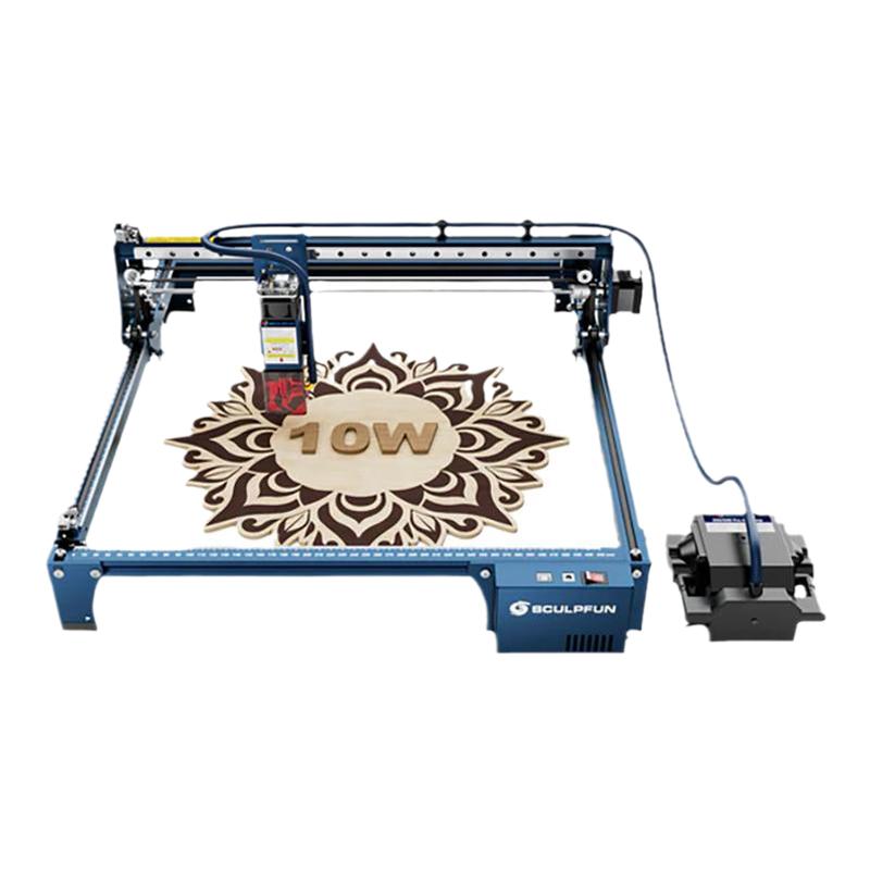 SCULPFUN S30激光雕刻機全自動木材切割機小型葉雕皮革刻字打標(biāo)機