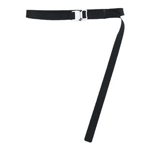 工装裤腰带银扣2.5CM细款插扣装饰百搭裤带男潮款余文乐同款腰带