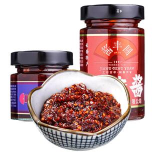云南烧饵块酱丰园饵块甜酱玉溪特产蘸粑粑烤鸭芝麻酱香辣酱商用