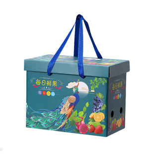 通用水果礼盒空盒子高档3-10斤苹果橙子包装盒葡萄桃子礼品箱定制