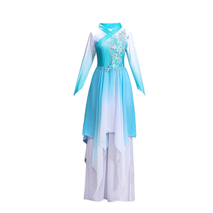 落花古典舞演出服女飘逸2025新款中国风现代伞舞扇子舞蹈服装成人