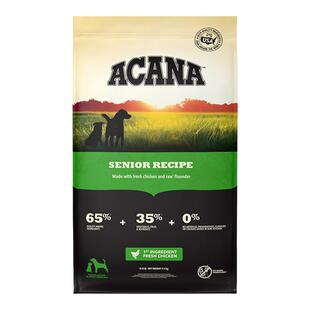 【百补】临期 ACANA爱肯拿老年犬粮进口天然无谷鸡肉高龄犬狗粮