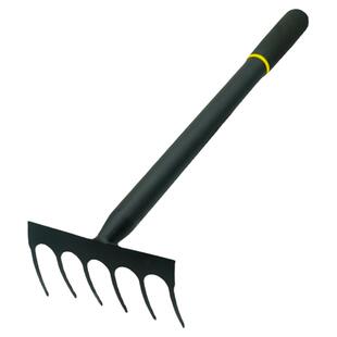 翻地松土小铁耙子六齿刨地除草种地用的园艺菜园赶海工具锄地挖地