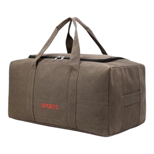 加厚帆布袋搬家大容量收纳袋子旅行装被衣服袋手提行李包可上飞机