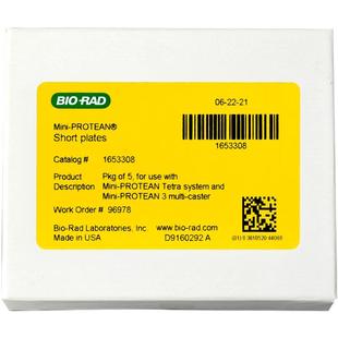 百达康 WesternBlot垂直电泳玻璃板 SDS-PAGE制胶长板 短板 厚板 薄板 0.75/1.0/1.5mm 通用Biorad伯乐天能