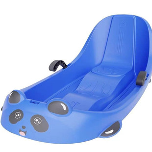 户外双人滑雪板加大儿童加厚耐磨成人爬犁滑草板单板滑沙板雪橇车