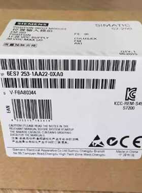 议价西门子6ES72531AA220XA0S7200CPU模块输入6ES7253-1AA22-0XA0