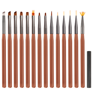 美甲笔刷套装专业日式彩绘拉线笔晕染画花专用万能渐变扫扫光疗笔