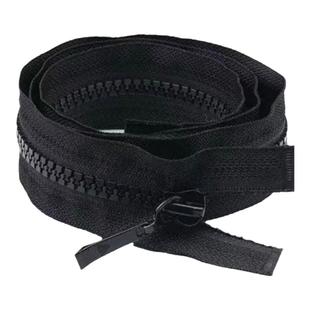 80-85厘米双头三力牌5号树脂双头带锁防滑大衣羽绒服箱包长拉链