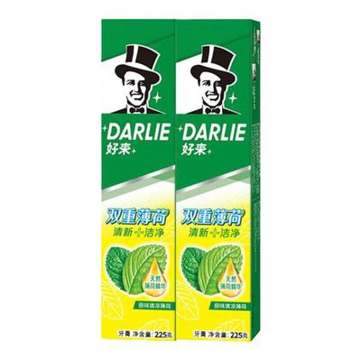 好来原黑人牙膏双重薄荷225g