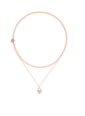 阿吉豆AJIDOU项链女时尚叠戴线下专柜同款颈链小众轻奢设计锁骨链