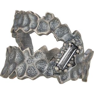 babama细胞重构系列叠戴戒指女小众设计男士潮流嘻哈对戒尾戒情侣