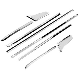 适用于09-15款宝马老7系改装车身饰条 F02 730 740li车门窗亮条贴